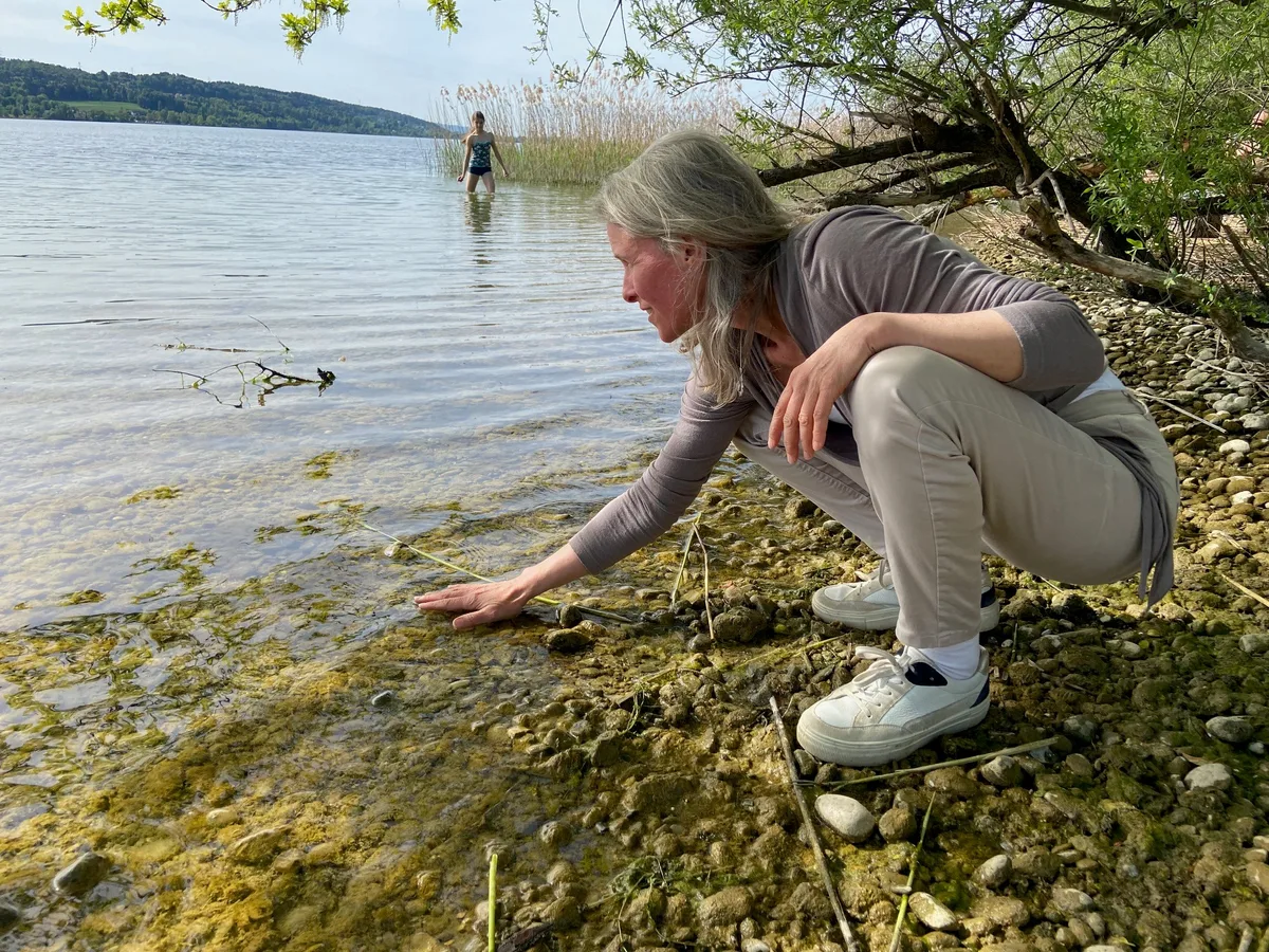 Stephanie Bär am Greifensee.